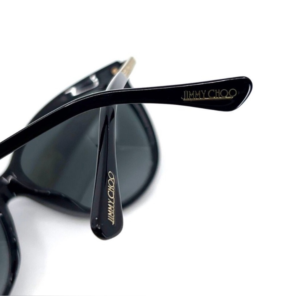 NWT JIMMY CHOO Sunglasses AXELLE/G/S 90790 in Black/Dark Gray Gradient - Picture 9 of 15